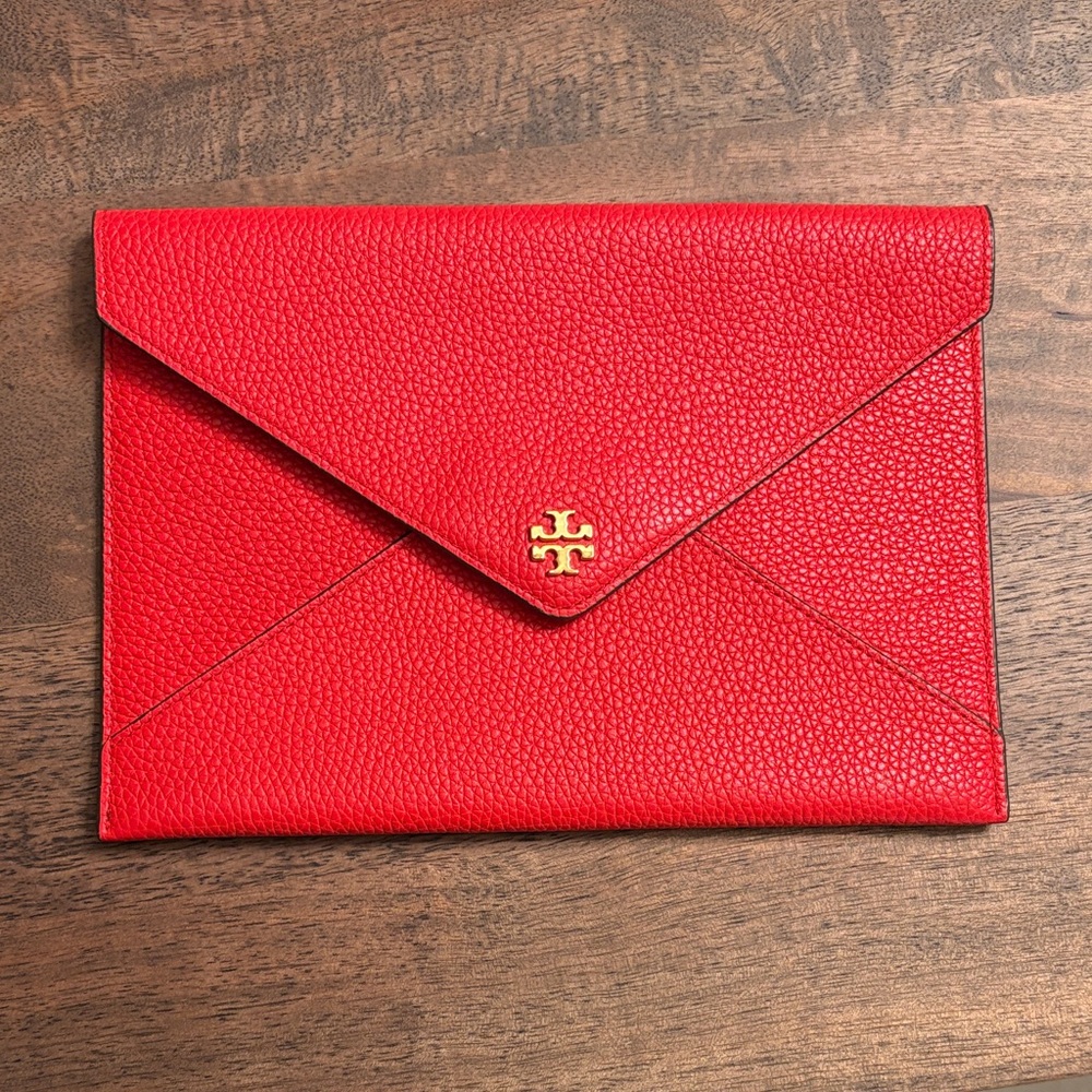 Tory Burch Red Envelope Clutch